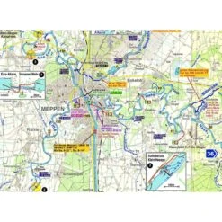 TOURENATLAS TA2 WASSERWANDERN 02 WESER-EMS - Wasserkarte -Outdoorartikel Geschäft 5637358446 a tourenatlas wasserwandern 02 weser ems 1 75 000 24